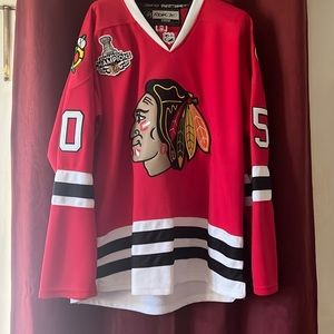 Chicago Blackhawk hockey jersey from 2013 Stanley Cup winning season